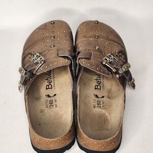 Birkenstock Betula Boston Clogs Sandals Womens 9 Narrow Boho Hippie Embellished